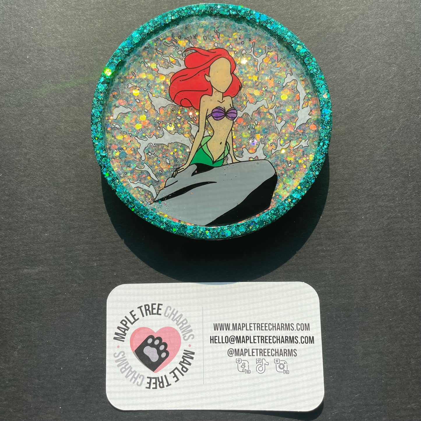 Kiss the Girl Circle Coasters