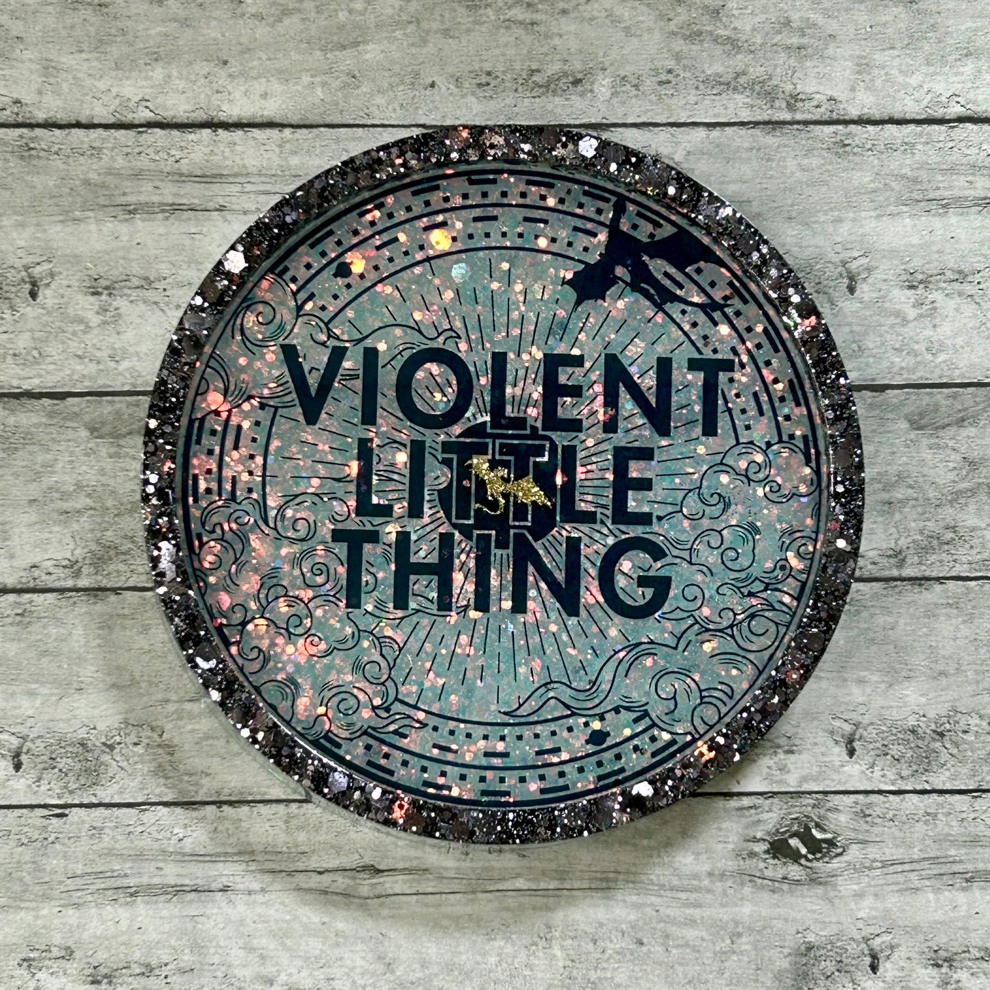 Violent Little Thing Coasters (set of 2)