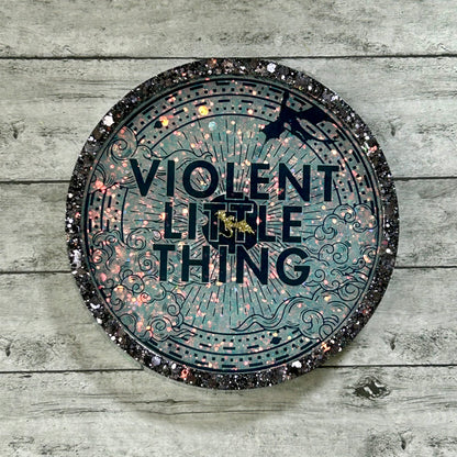 Violent Little Thing Coasters (set of 2)