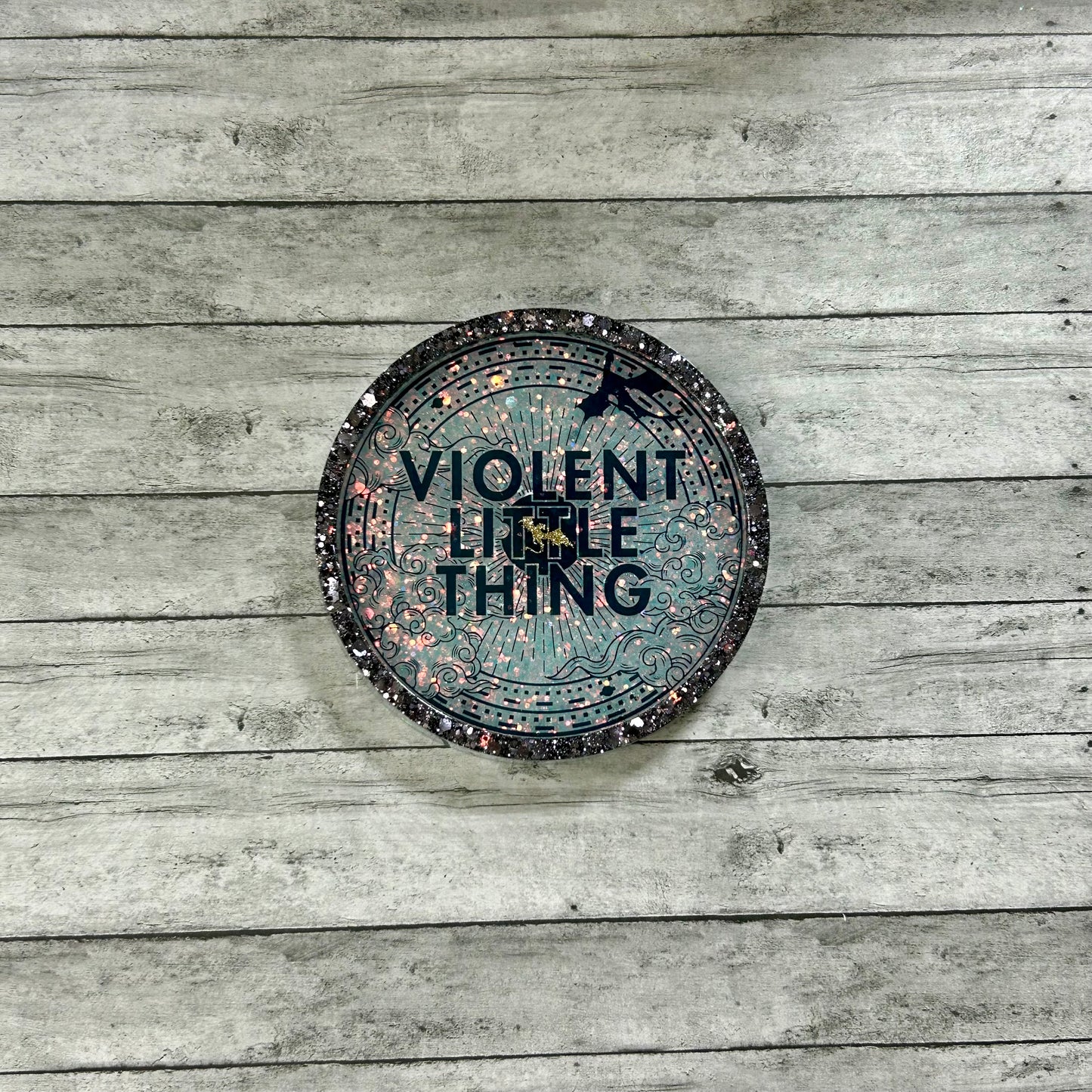 Violent Little Thing Coasters (set of 2)