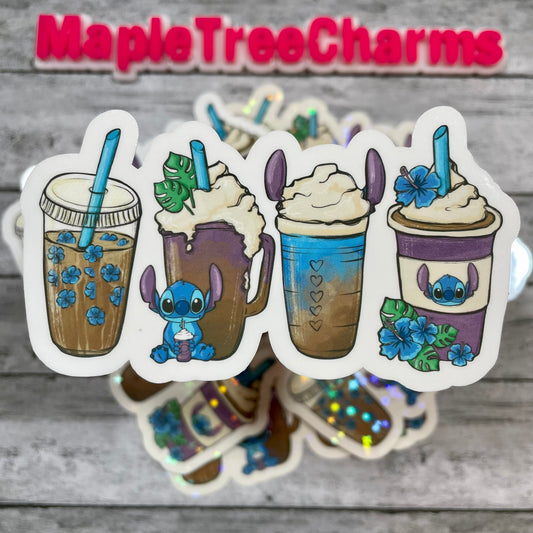 Alien Drinks Sticker